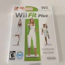 Complete Nintendo wii fit plus game workout fitness CIB EUC $15 OBO