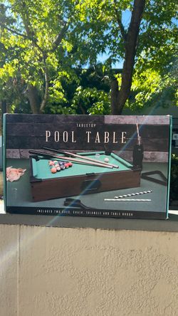 Kids pool table brand new