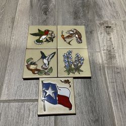 VTG Cleo Teissedre Tiles/ Home Decor