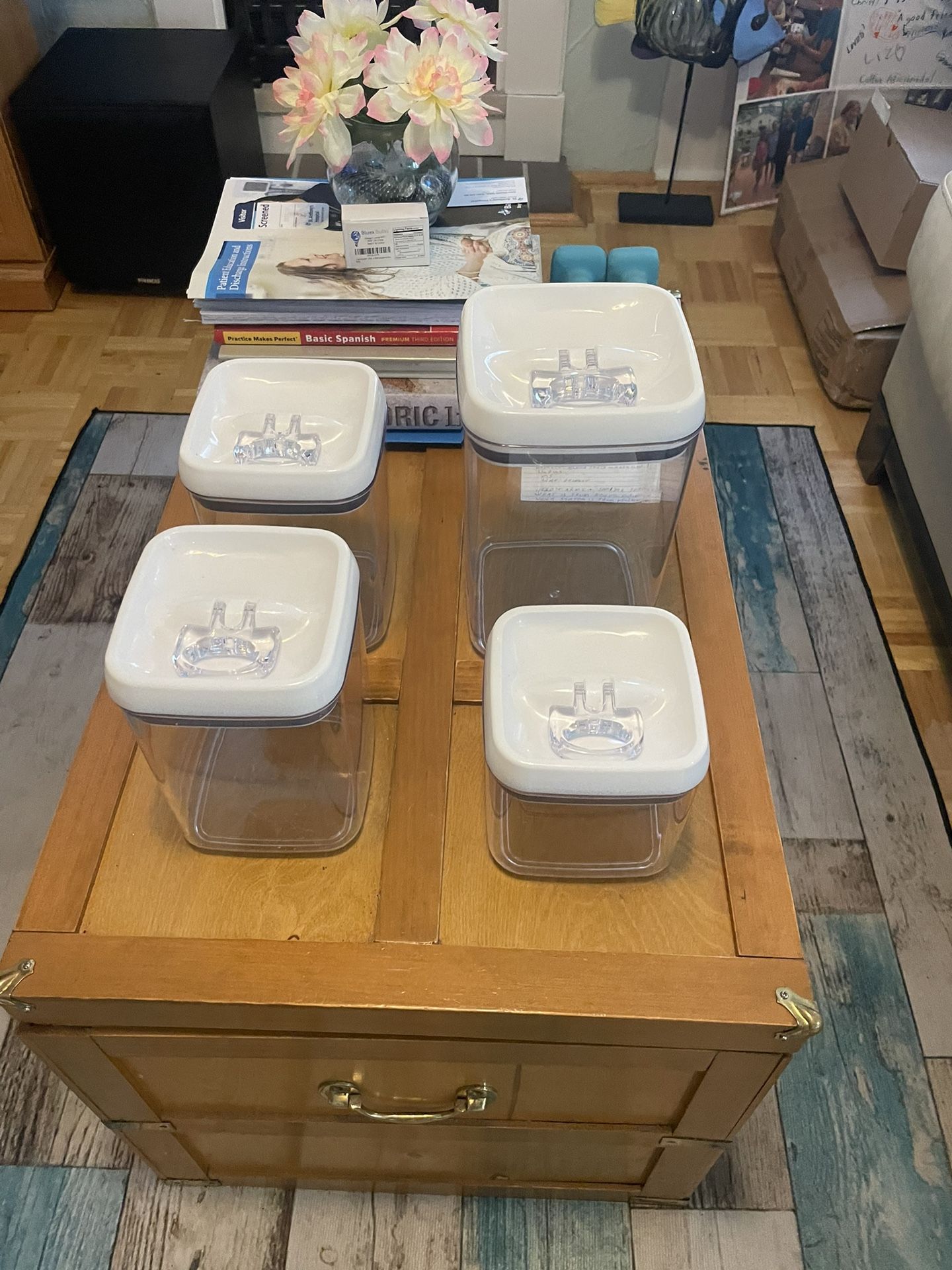 Better Homes & Gardens 5 Pack Flip-Tite® Square Food Storage Container Set