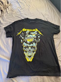 NEW! RARE! Metallica World Tour 2023 Concert T-shirt. Mens size: M. Black. 50% Cotton 50% Polyester.