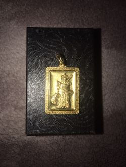 Guan Yu 24 Karat Gold Pendant