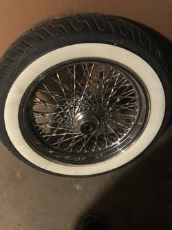 16” 80 Twisted Spoke Front Rim