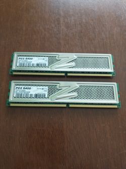 4gb PC2-6400 DDR2 Memory OCZ2p8004gk