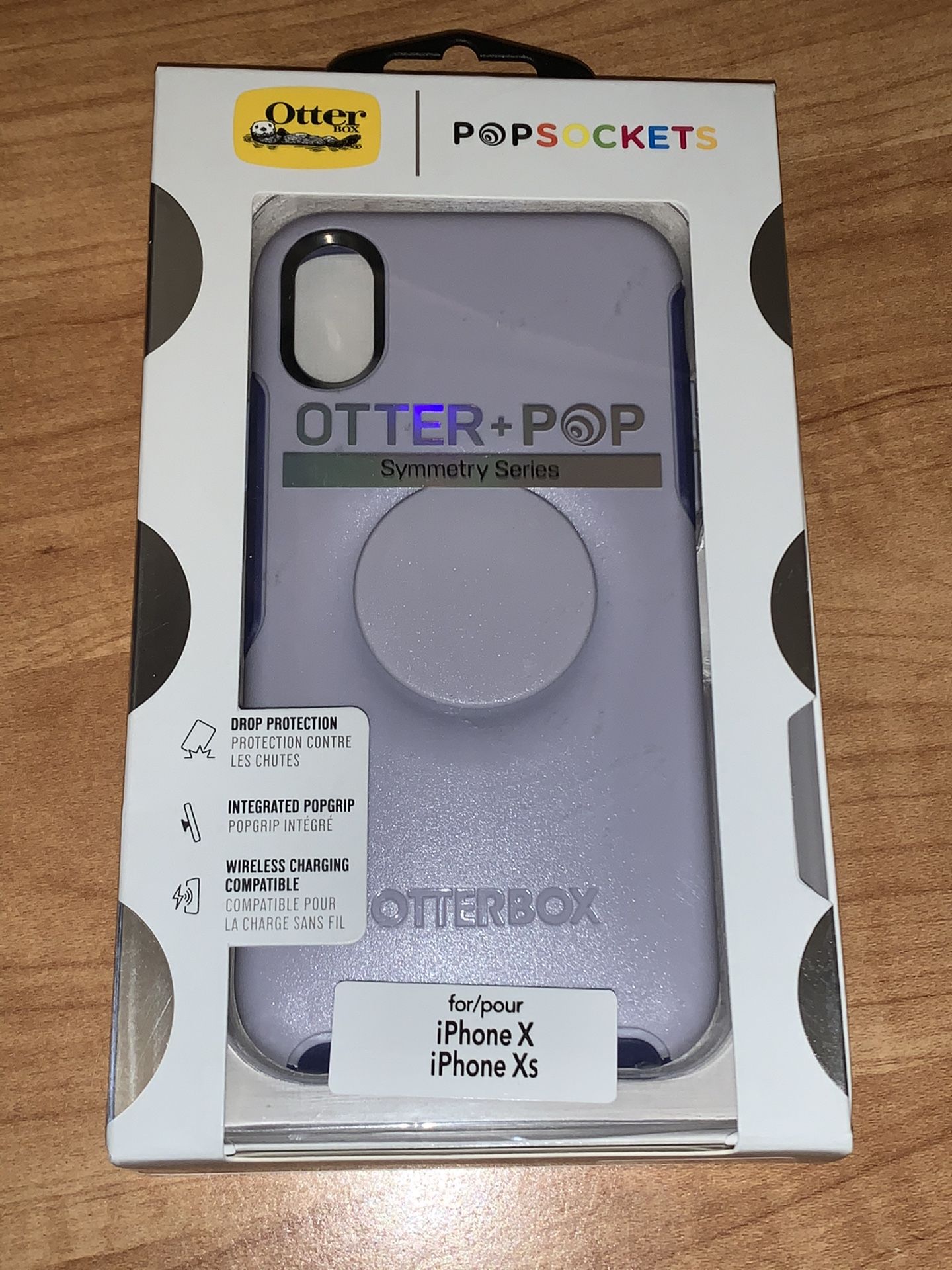 New Apple iPhone XS/X Case Lavender Pop