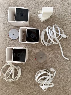 3-Pack Petcube Cam 1080p Pet Cameras + Mounts & Accessories