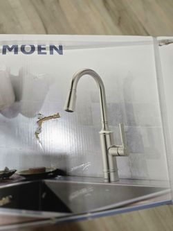 50% OFF - MOEN Gilden Pull-Down Kitchen Faucet Spot Resist Stainless w/ Power Boost