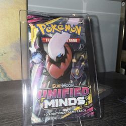 Pokemon Unified Minds Sun And Moon Sealed Pack 