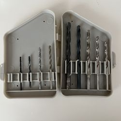 Drill Bit Set In Case 