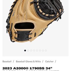 Wilson A200 catcher glove