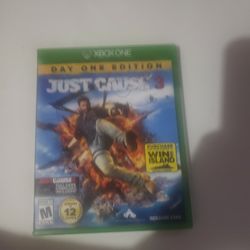 Xbox 1  Game Just cause3 Day One Edition3