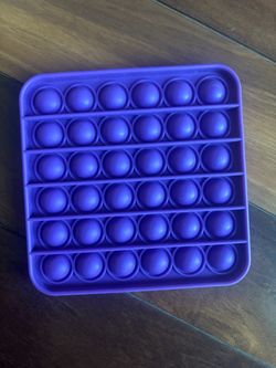 Purple Square Pop It Fidget Toy