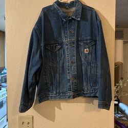 Vintage Carhartt Denim Trucker Jacket