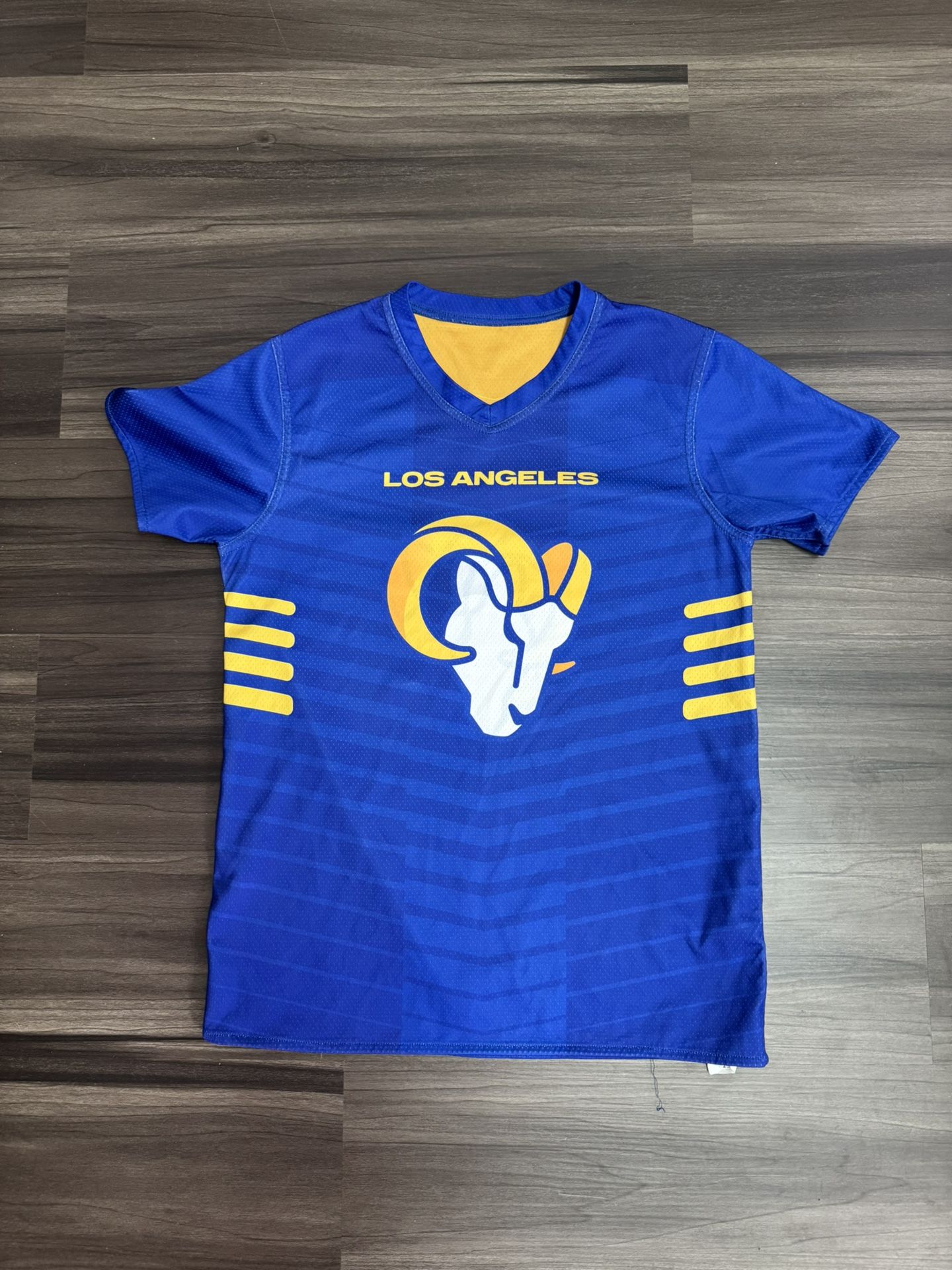 Los Angeles Rams Flag Football Jersey Reversible NFL Play Official Youth Large