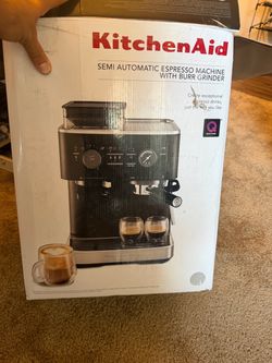 KitchenAid Semi Automatic Espresso Machine with Burr Grinder