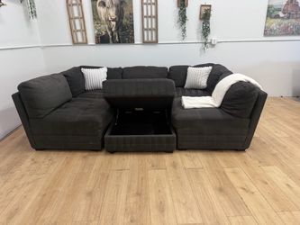 Sectional Couch and Ottoman Free Delivery