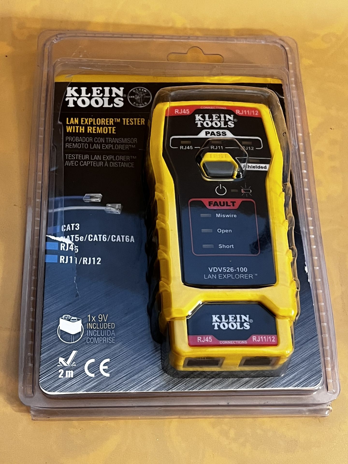 Klein Tools VDV526100 LAN Explorer Data Cable Tester With Remote BRAND