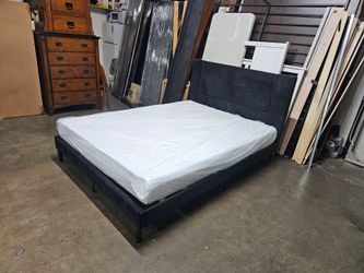 Queen bed and mattress