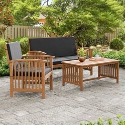 Outdoor Wood Patio Furniture Set