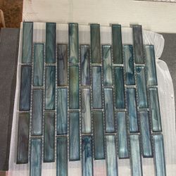 Clearance Pool Tile Glass Tile  1 x 4” water feature -spas fountain -kitchen backsplash, and shower walls. This glass mosaic tile  Hablamos Español 