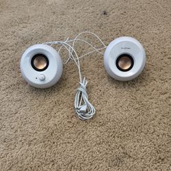 Creative Labs 51MF1680AA001 2.0 USB Powered Desktop Speakers - White