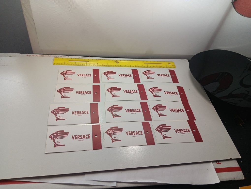 New Versace Tags Lot Of 100