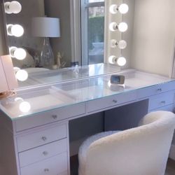 Vanity W/ Mirror For Sale 