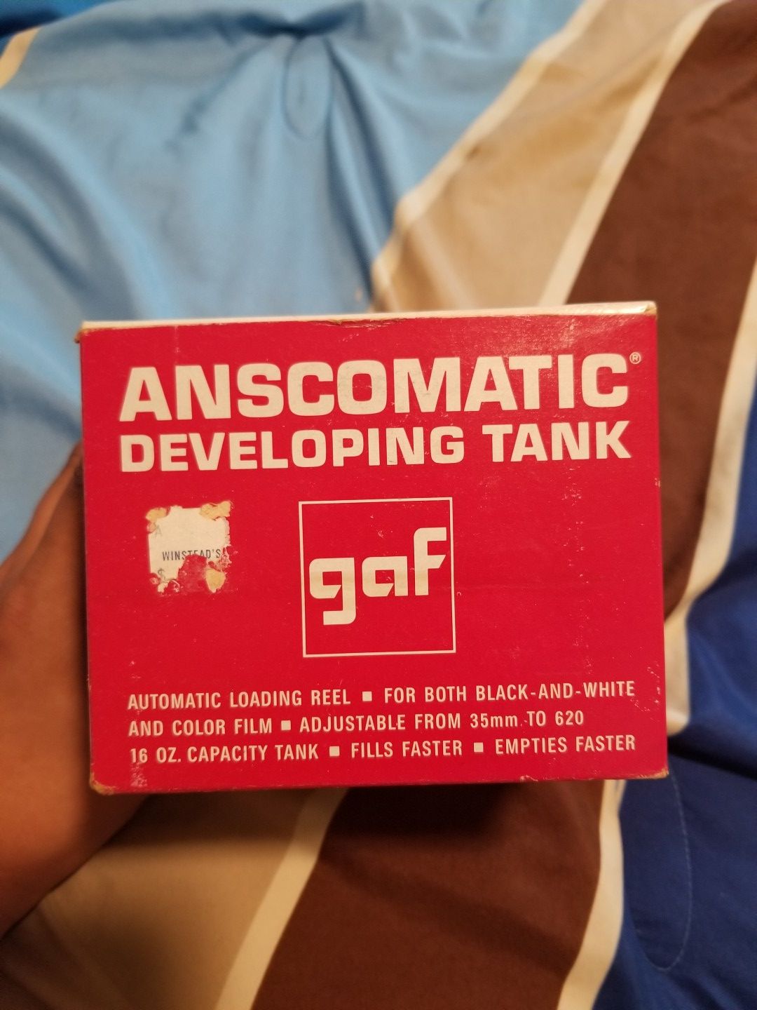 GAF ANSCOMATIC DEVELOPING TANK