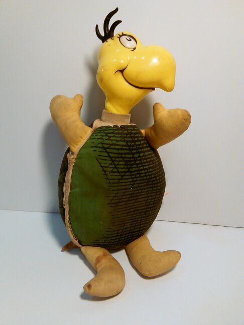 Vintage 1970 Yertle the Turtle Talking Pull String Toy