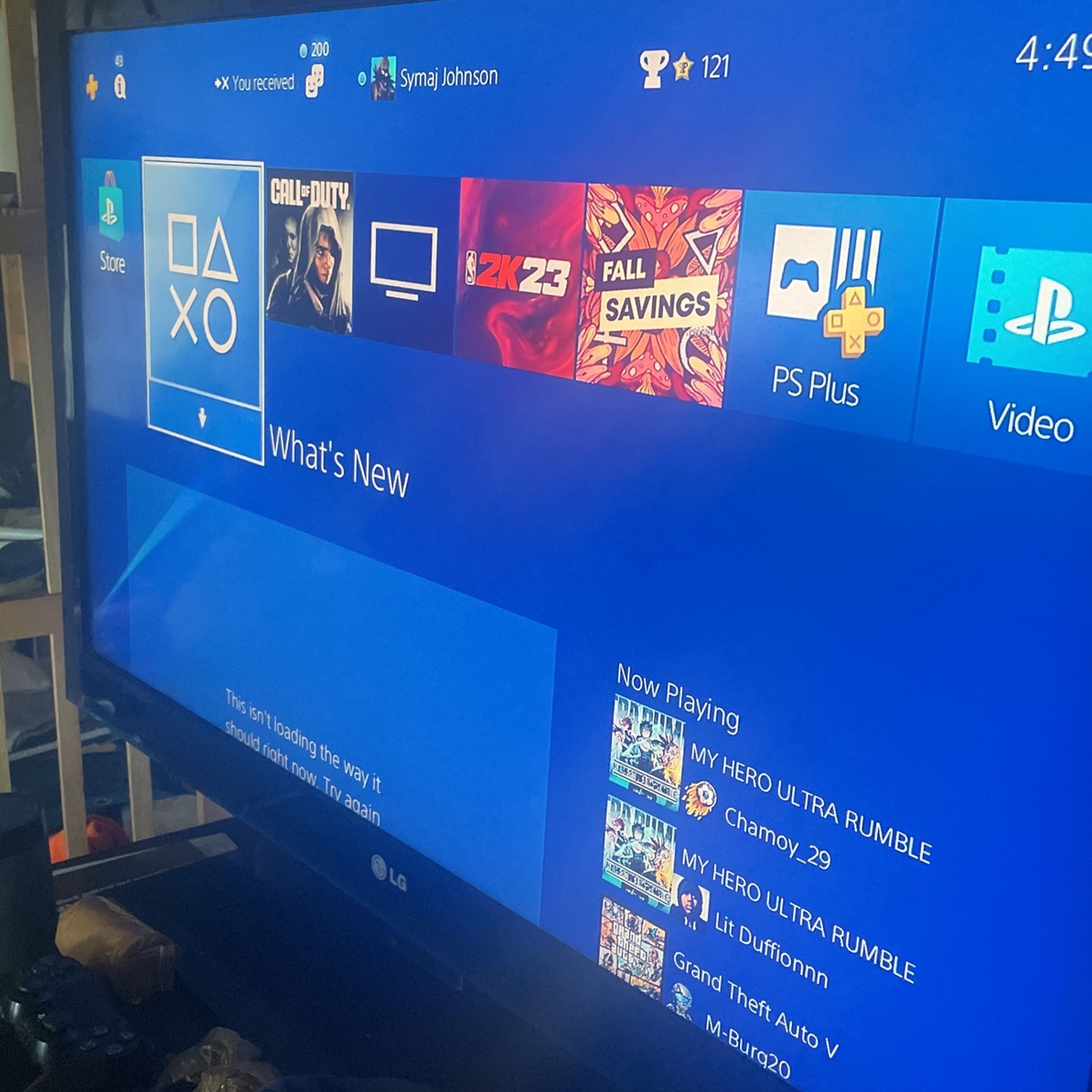 LG 43” TV