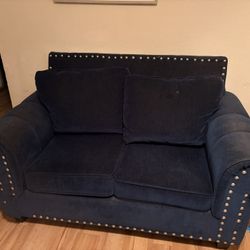 Two Blue Couches