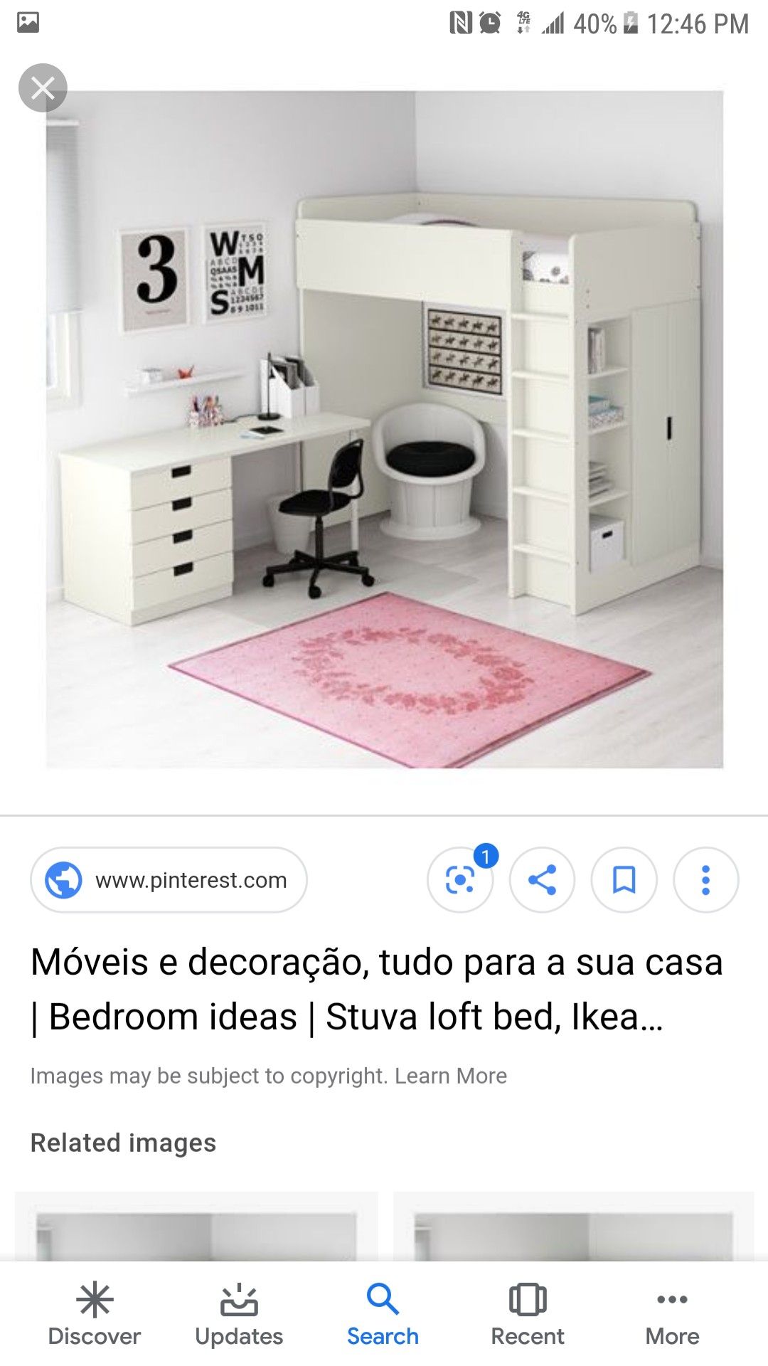Bunk bed. From ikea