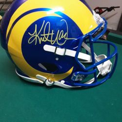 Kurt Warner Full Size Helmet Signed