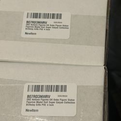 4 DBZ Action Figures 