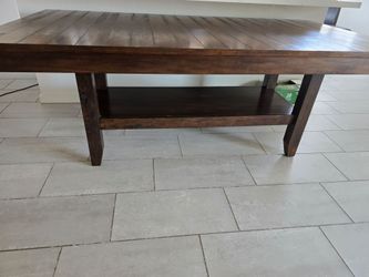 Solid wood cherry table 8 chairs