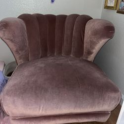 Dusty Pink Arm Chair