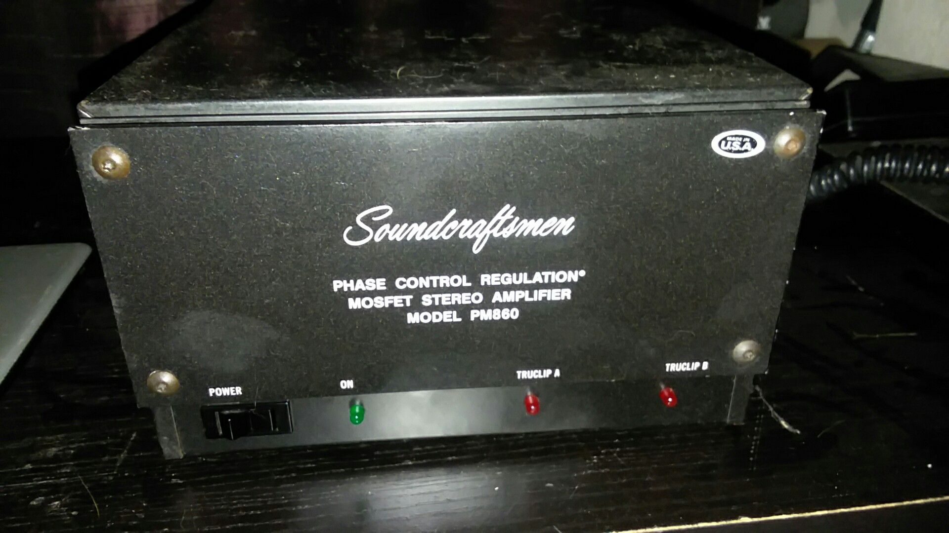 Soundcraftsmen mosfet stereo amp PM860