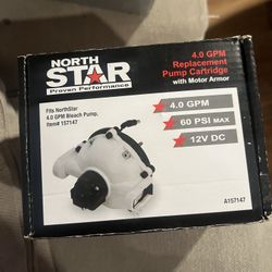 North Star Replacement Bleach Pump Cartridge A157147 W Motor Armor