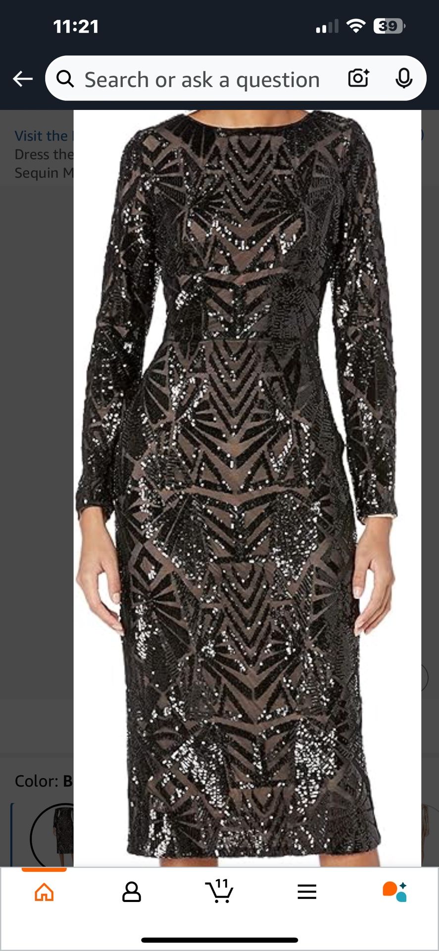 beautiful sequin black dress brand new with tags $40