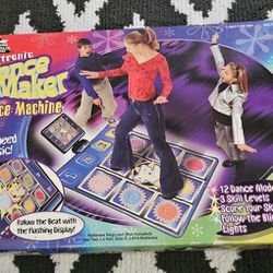 Vintage 1999 Diva Dance Maker Electronic Dance Pad Game Works By Moose Mountain