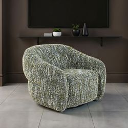 Swivel Accent Chair Green Fabric. New Especial price