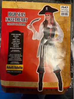 Pirate Halloween costume size XL