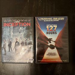 DVDs - Inception & 127 Hours