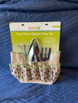 GOGO Five-Piece Garden Tote Set