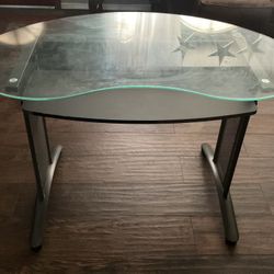 Glass Desk 