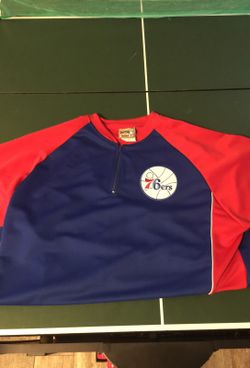 76ers Throwback warm-up shirt