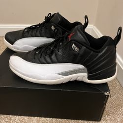 Jordan 12 Lows (Black And White)