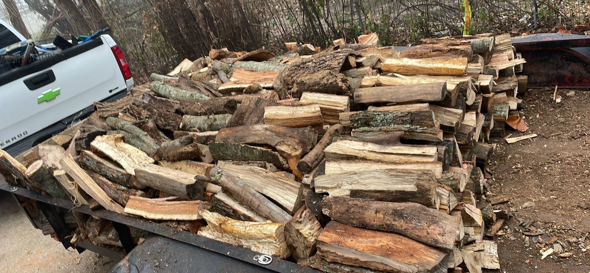 Split Oak And Pecan Firewood