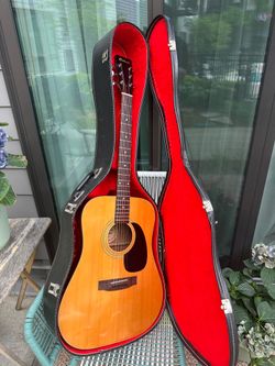 Vintage Orlando Model 335 Acoustic Guitar – Made in Japan – w/ Hard Case