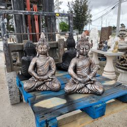 Concrete Buddha Statue / Cement Backyard Patio Garden Buddhas